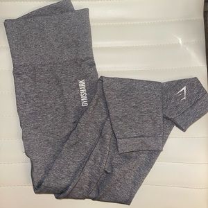 Gymshark adapt seamless leggings, grey, size S